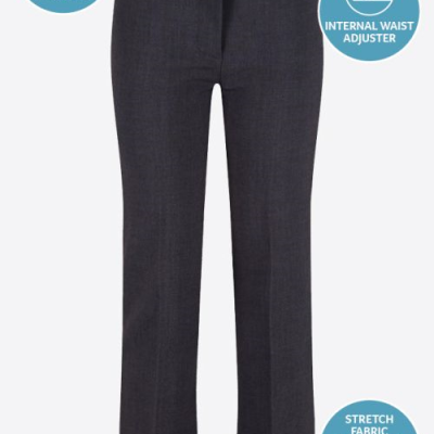Girls Twin Pocket Trousers